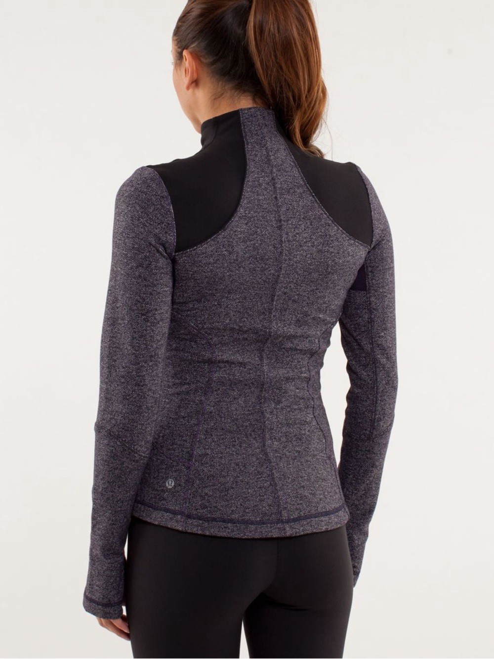 Lululemon Forme Jacket  Run Yoga Herringbone Purple - Picture 2 of 13